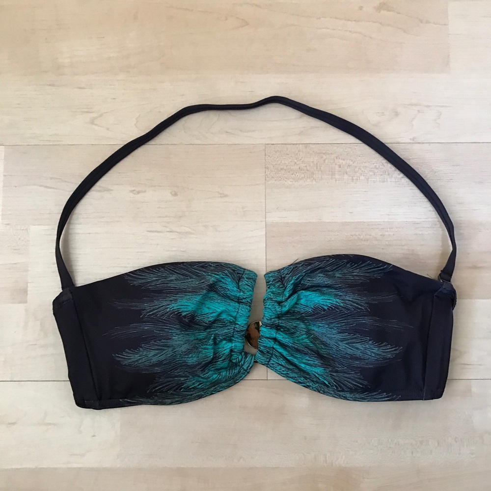 Peacock bikini top